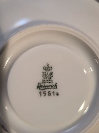 Juego de café porcelana oro y blanco