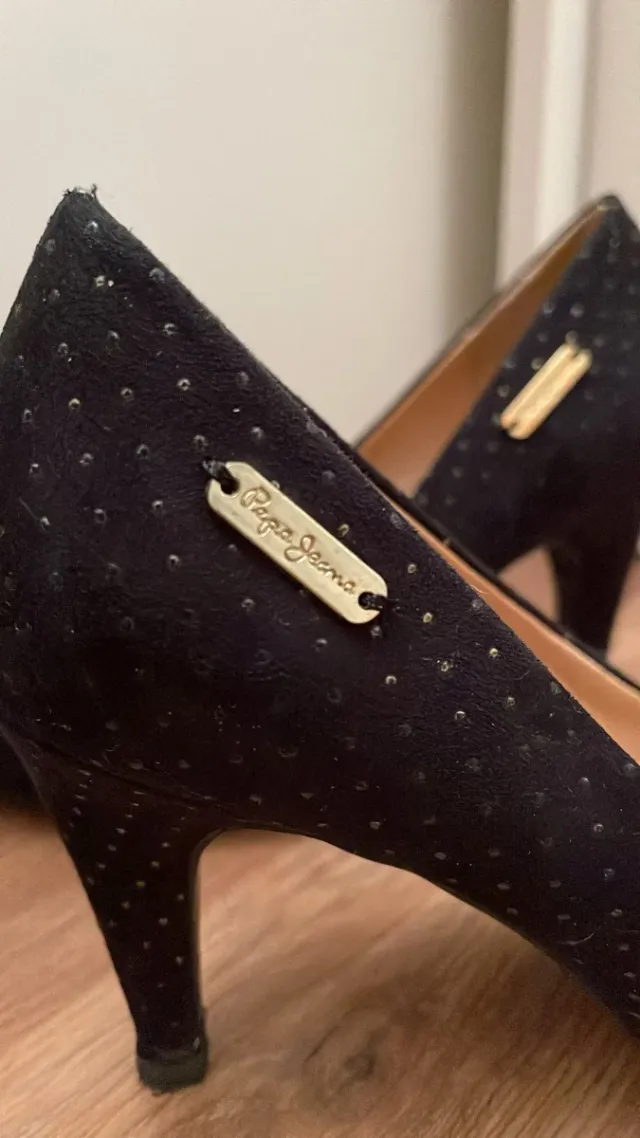 Zapatos de tacón Pepe Jeans negros