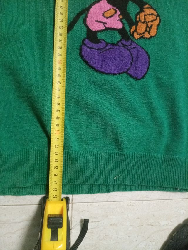 Jersey Mickey Mouse verde manga corta