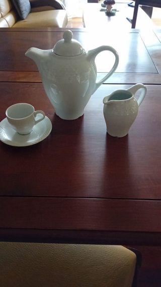 Juego de café tetera y jarra