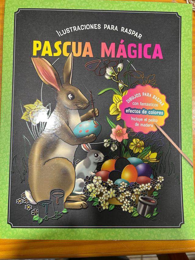 Ilustraciones para raspar Pascua mágica