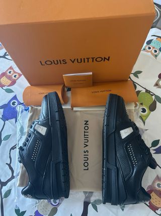 Louis Vuitton Scarpe Nere Argento
