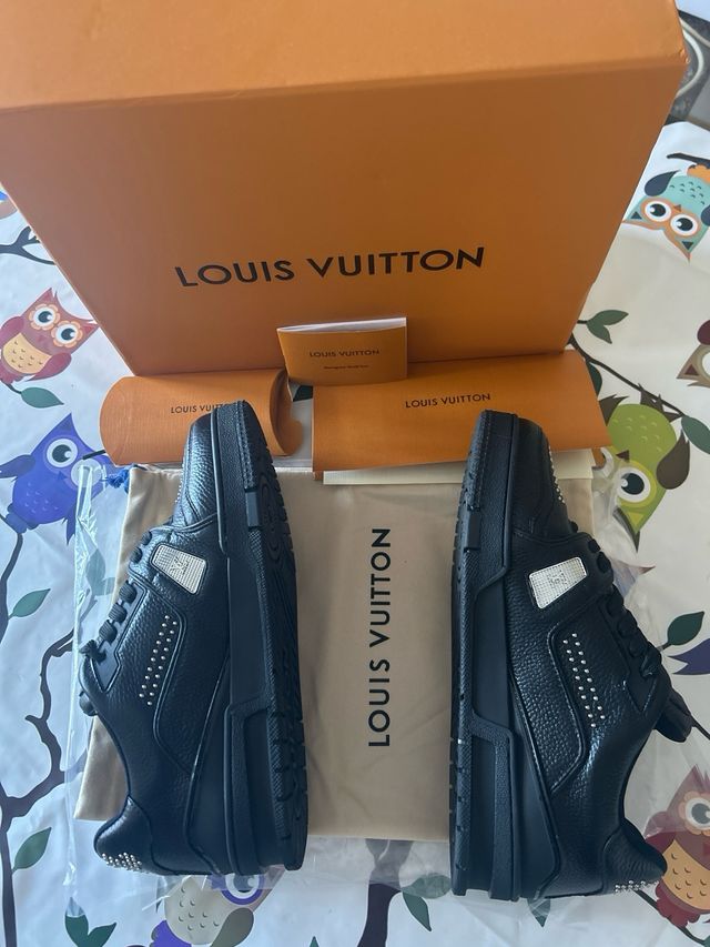 Louis Vuitton Scarpe Nere Argento