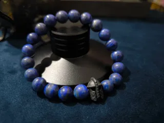 Pulsera Lapislázuli Natural Unisex