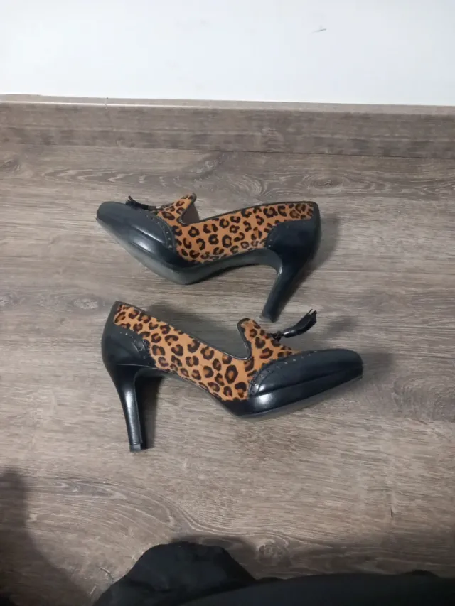 Zapatos LODI Piel Talla 37 Tacón 8cm