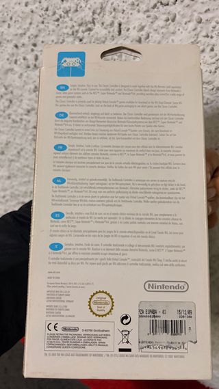 Control Clásico Wii Nuevo