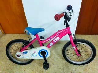 Bicicleta infantil rosa 3-6 años