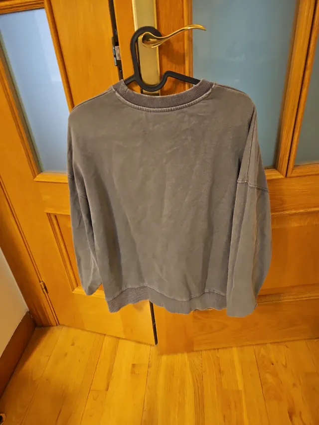 Sudadera Mango Gris con Dibujo On Road