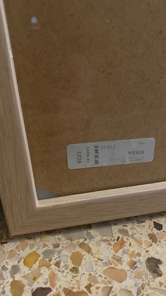 Marcos de madera Ikea Ribba (2 unidades)