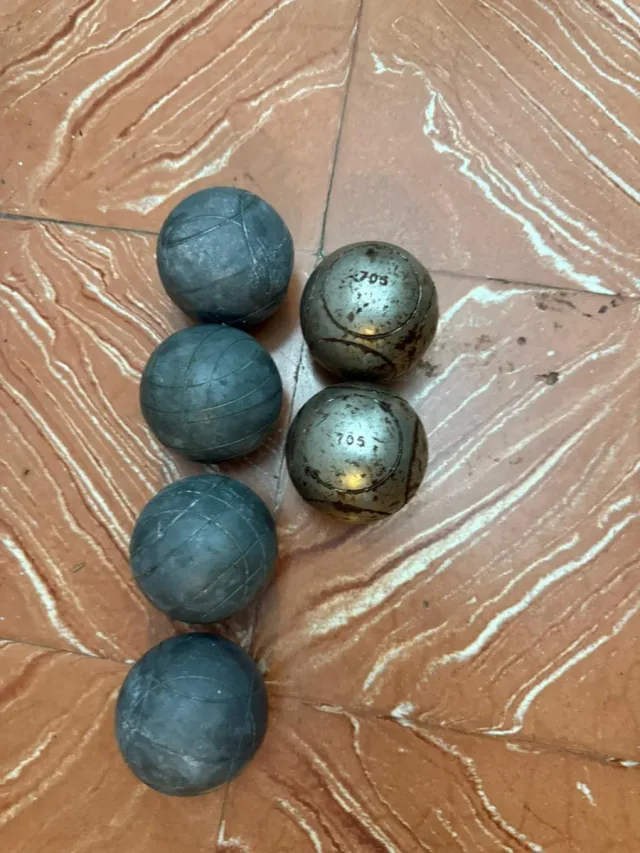 Juego de 6 bolas de petanca
