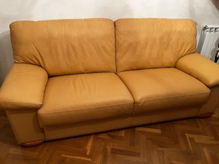 Sofá 2 plazas piel sintética