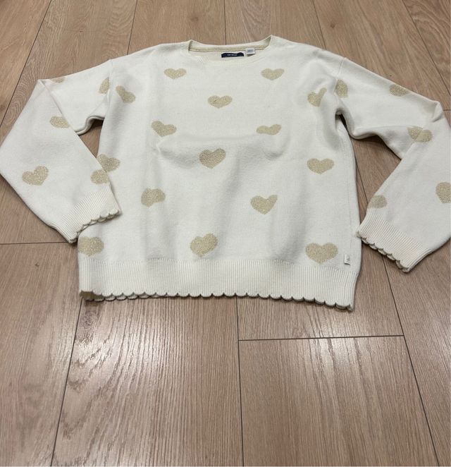 Jersey niña estampado corazones