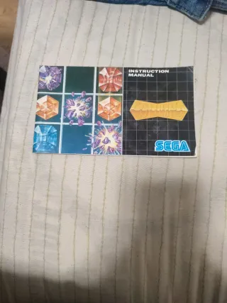 Manual Instrucciones SEGA Mega Drive Columna