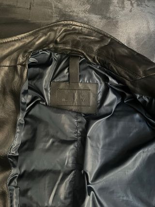 Chaqueta Piel Massimo Dutti Negra