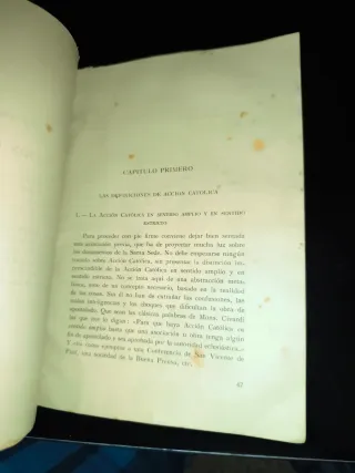 Libro antiguo Acción Católica (1941)