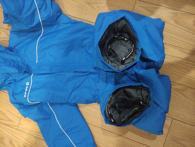 Mono de nieve y guantes para niño (8 años)