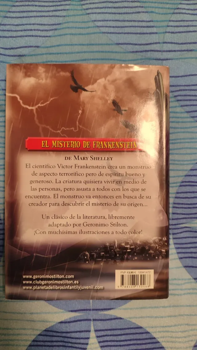 Gerónimo Stilton. El misterio de Frankenstein