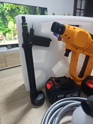 Hidrolimpiadora con 2 baterías