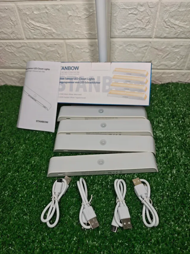 Luces LED armario sensor movimiento STANBOW