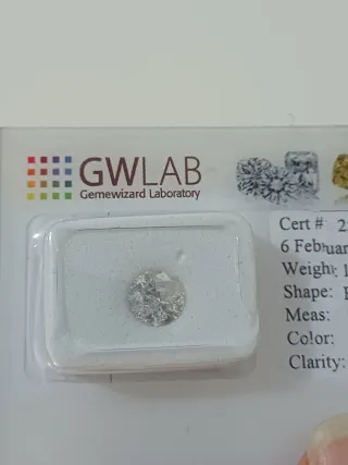 Diamante Certificato GWLAB 1.02 Carati
