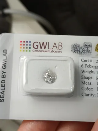 Diamante Certificato GWLAB 1.02 Carati