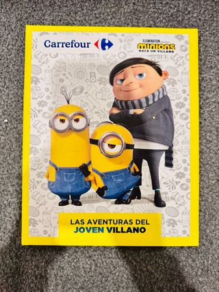 Álbum de los Minions con cartas COMPLETO