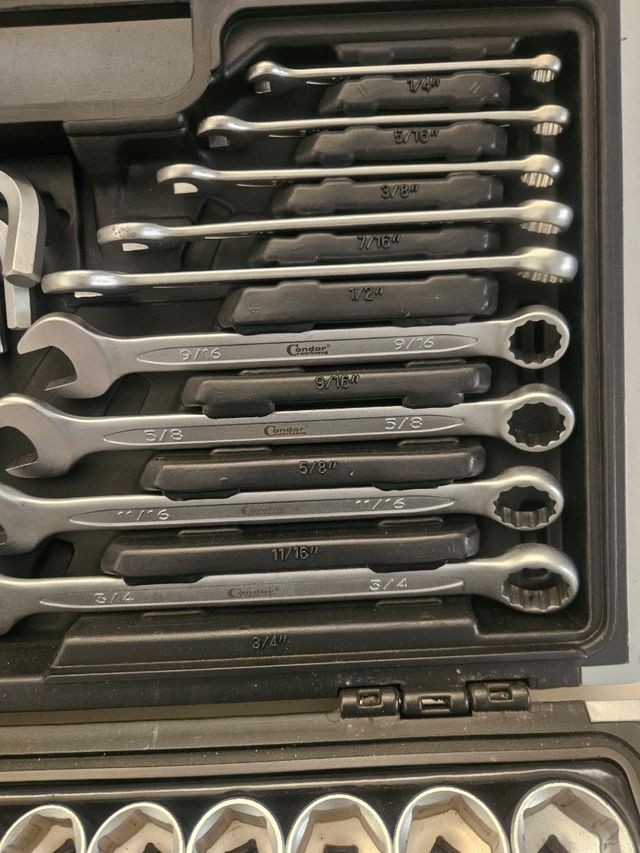 Juego de herramientas Condor en pulgadas