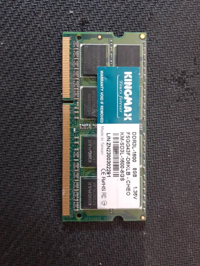 Memoria RAM Kingmax DDR3L 8GB 1600MHz