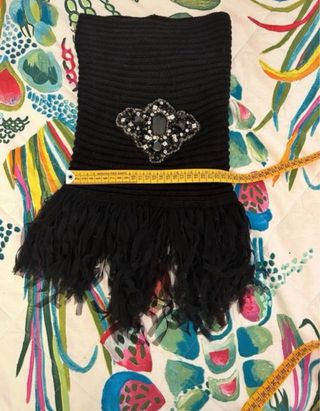 Scaldacollo elegante con decorazioni