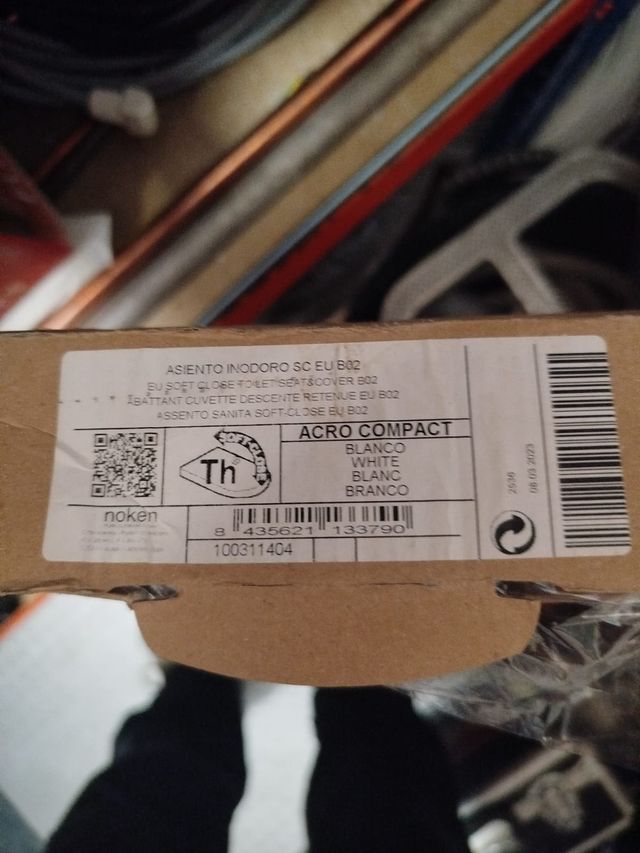 Tapa y Asiento Inodoro Noken ACRO COMPACT