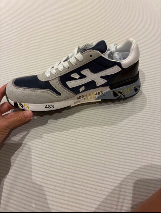Zapatillas Premiata Talla 42 Azul/Gris