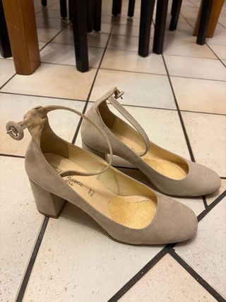 Sofia Hayez Décolleté Tacco Largo Beige