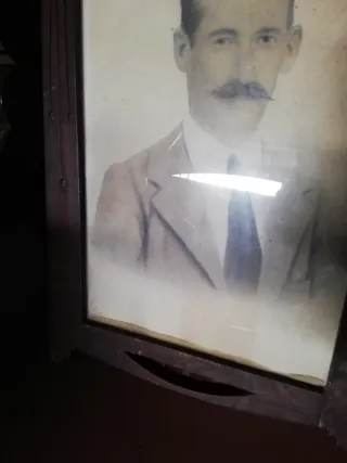 Foto antigua enmarcada