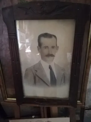 Foto antigua enmarcada