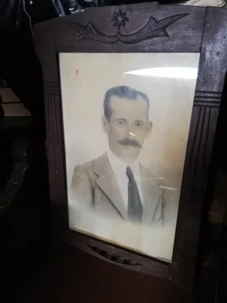 Foto antigua enmarcada