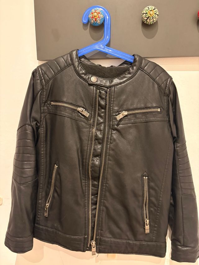 Cazadora polipiel niño