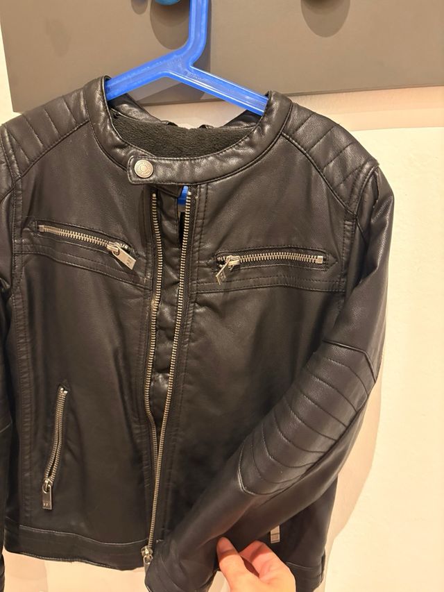 Cazadora polipiel niño