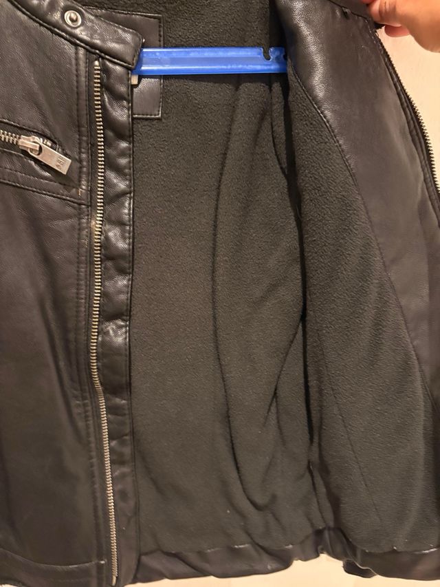 Cazadora polipiel niño