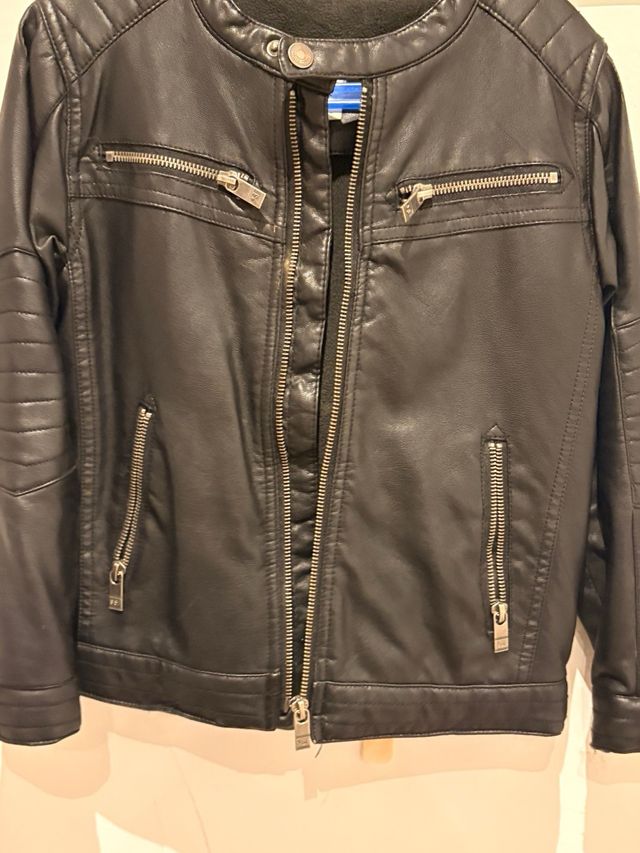 Cazadora polipiel niño