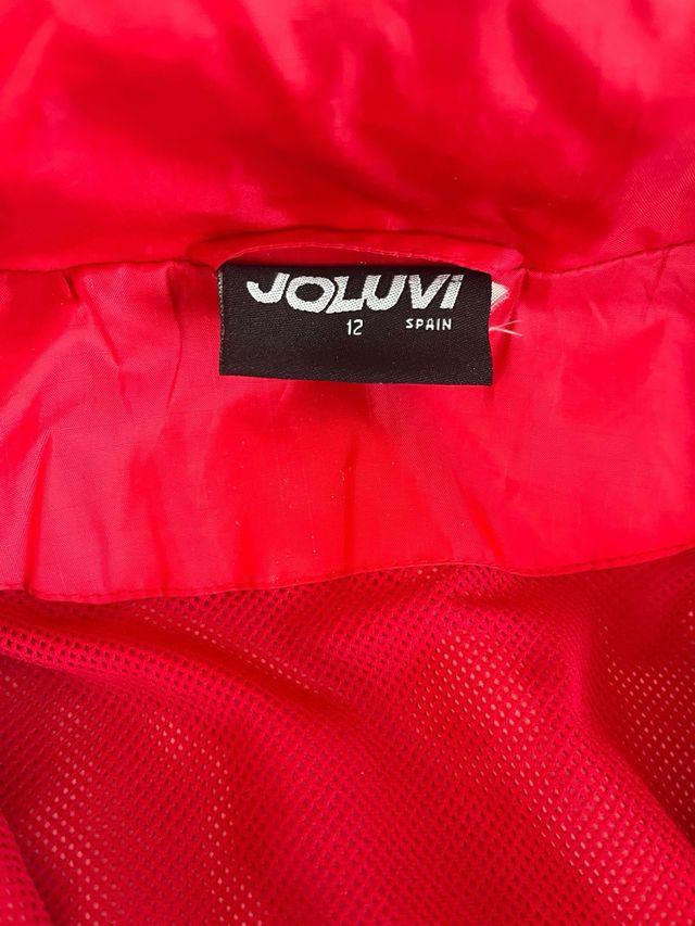 Chubasquero Joluvi Mujer Rojo