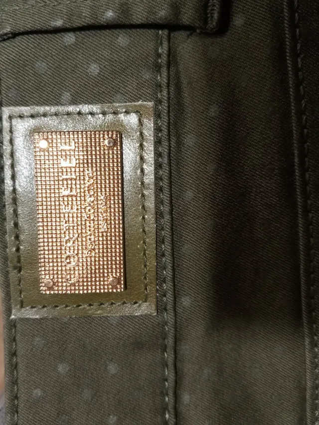 Falda Cortefiel verde talla M