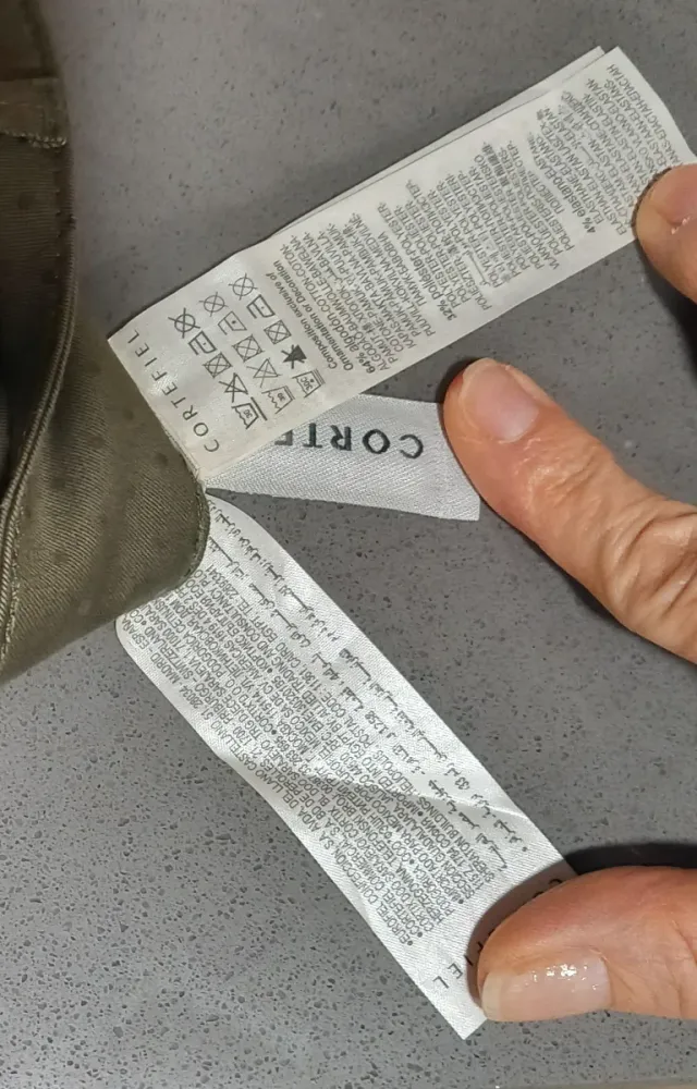 Falda Cortefiel verde talla M