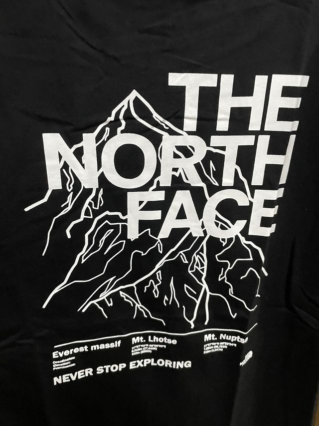 Camiseta The North Face Negra Montaña
