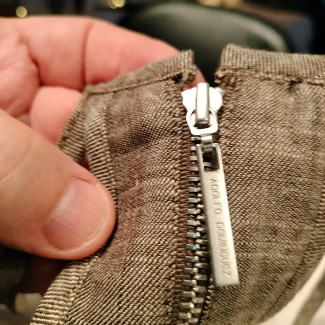 Vestido Adolfo Domínguez Marrón/Gris