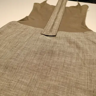 Vestido Adolfo Domínguez Marrón/Gris