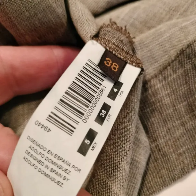 Vestido Adolfo Domínguez Marrón/Gris