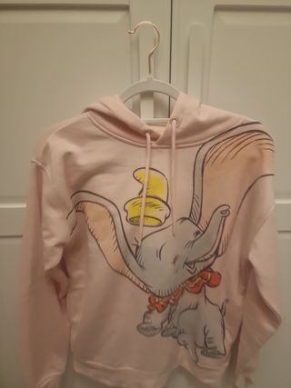 Sudadera Dumbo rosa nueva