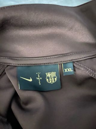 Chaqueta Travis Scott x FC Barcelona Negra y Azul
