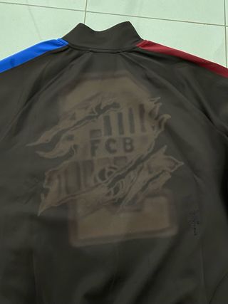 Chaqueta Travis Scott x FC Barcelona Negra y Azul