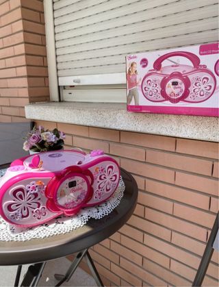 Radiocasete Barbie Rosa